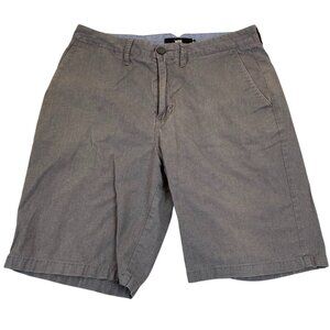 Vans Mens Grey Chino Shorts Size 32 Summer 17 Cotton Casual Lightweight